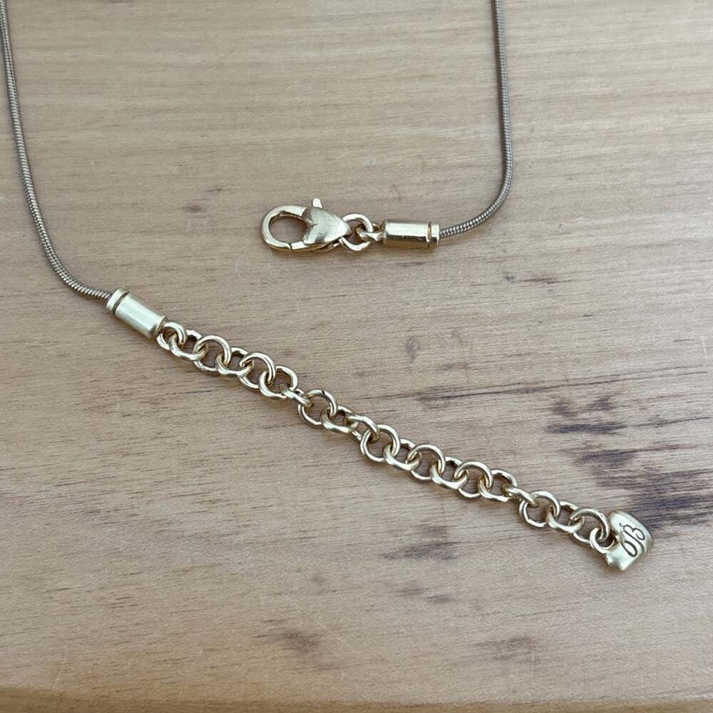 Brighton Diva Daisy Gold Tone & Crystal Pendent Necklace & Earrings Set 20" - Picture 7 of 14